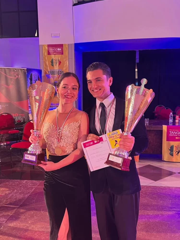 Batuhan Boy ve Nida İnceoğlu — 2023 Avrupa Tango Şampiyonları